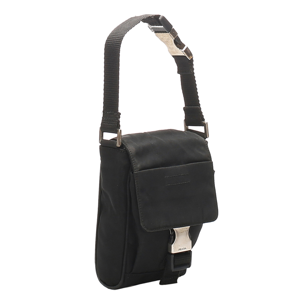 

Prada Black Tessuto Nylon Belt Bag