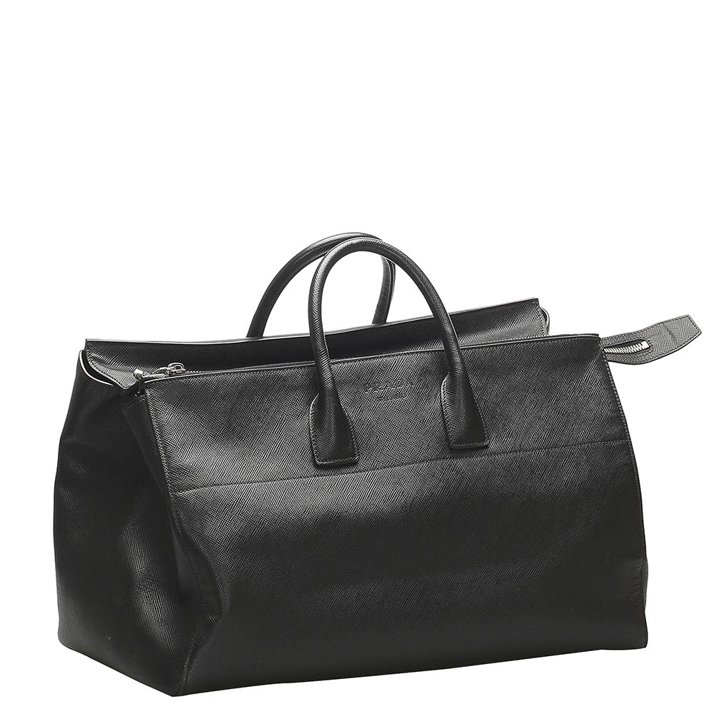 

Prada Black Saffiano Leather Travel Bag