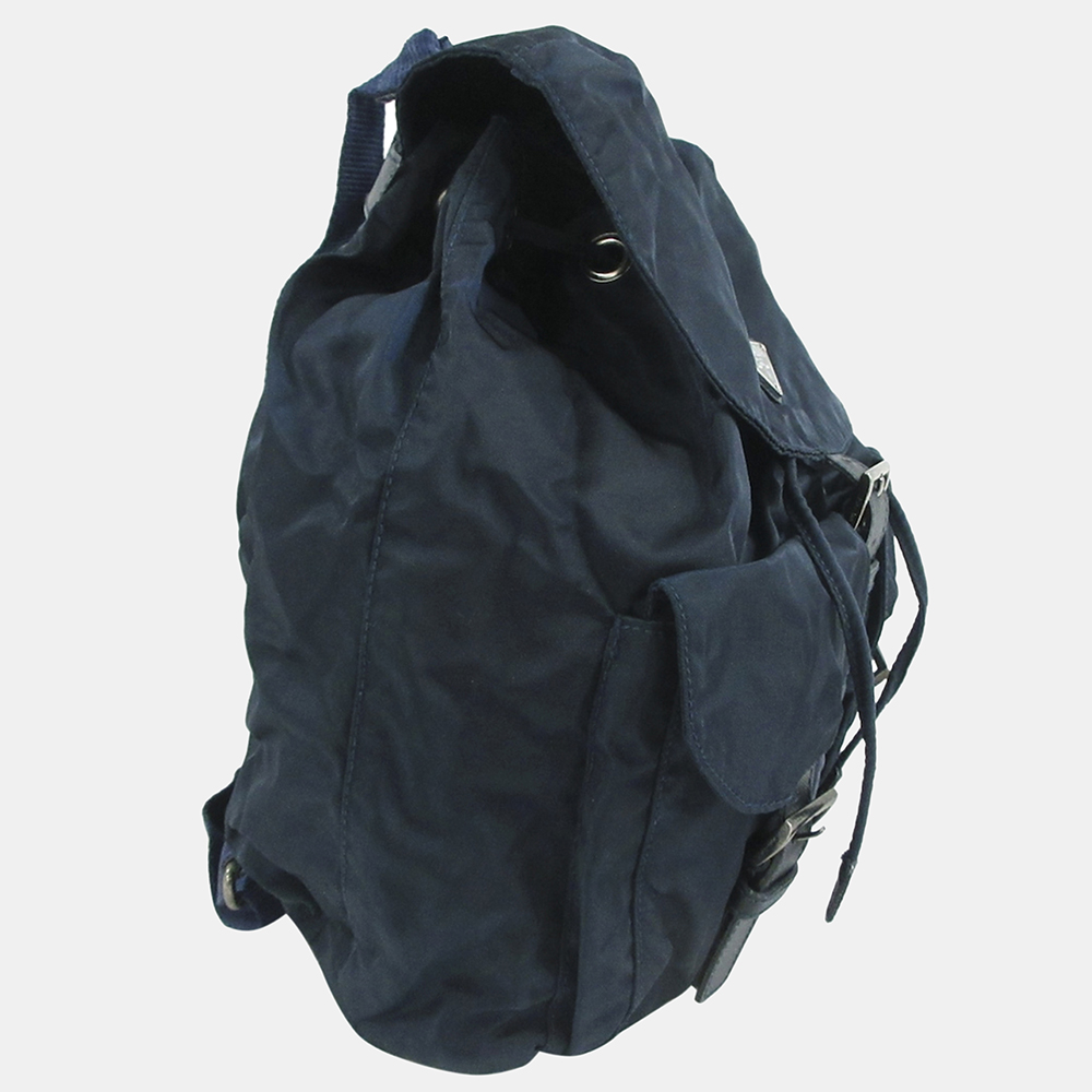 

Prada Blue Tessuto Drawstring Backpack