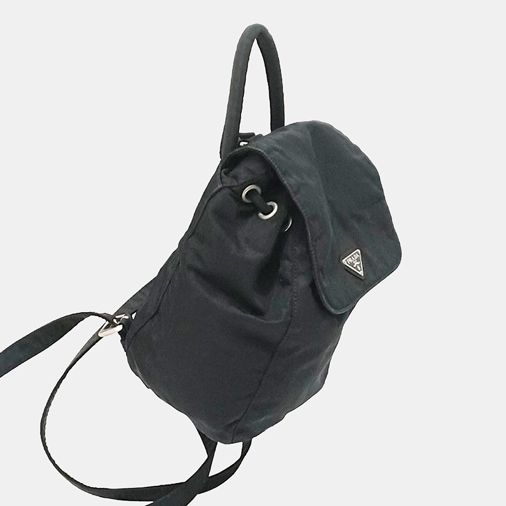 

Prada Black Tessuto Backpack