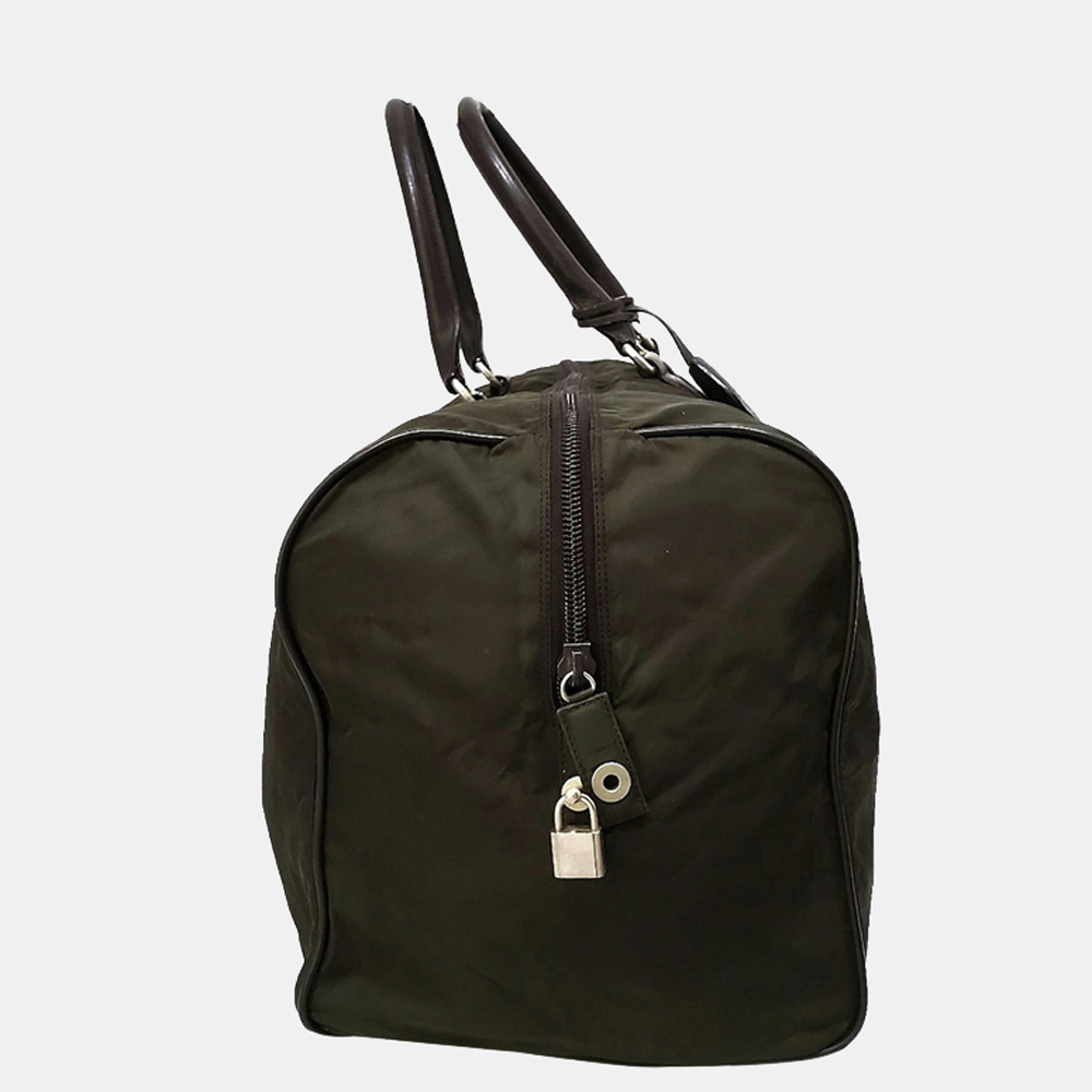 

Prada Green Tessuto Travel Bag