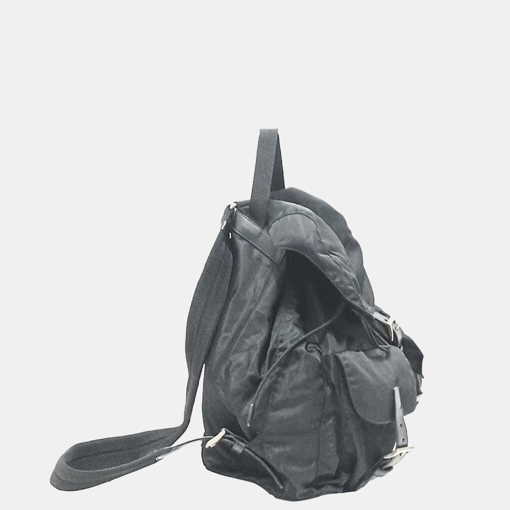 

Prada Black Tessuto Drawstring Backpack