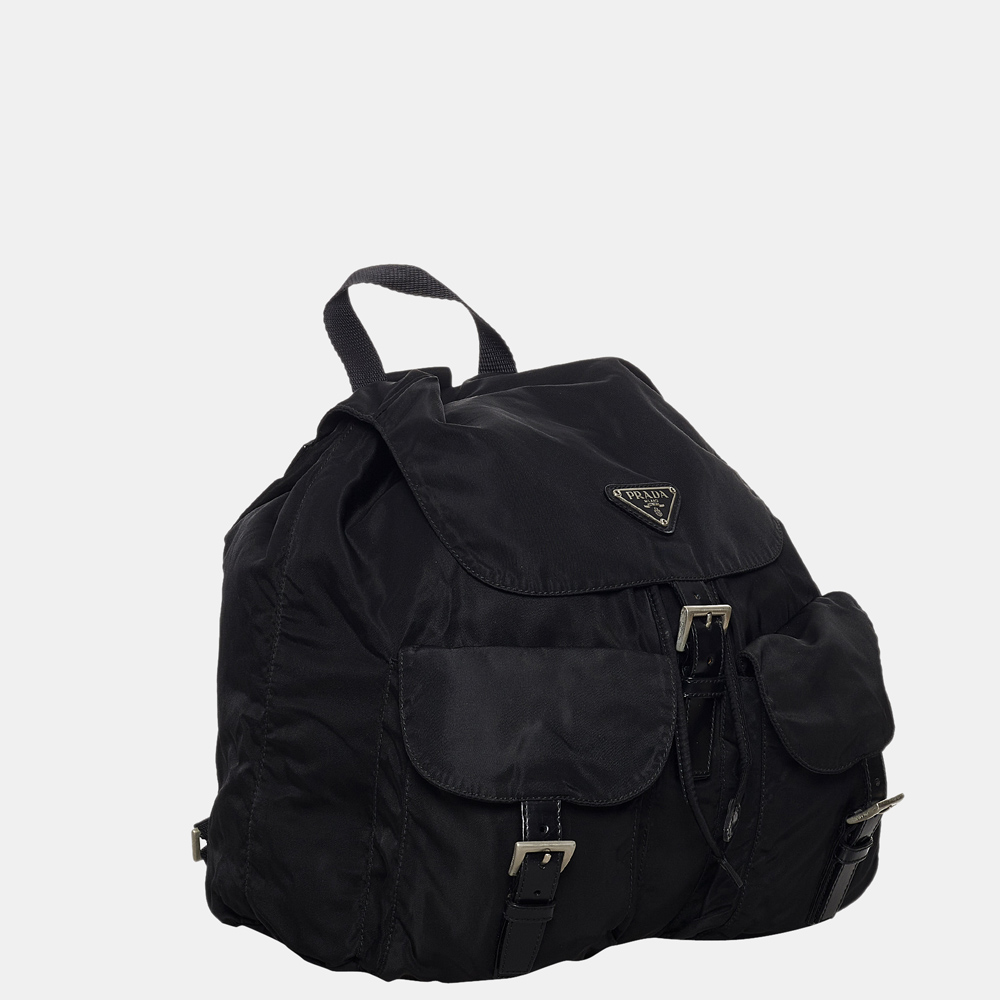 

Prada Black Tessuto Backpack