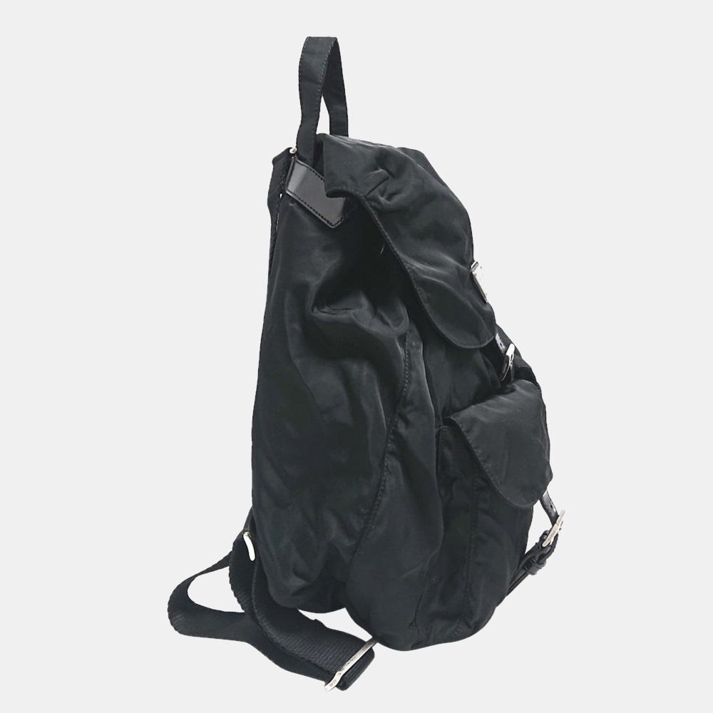 

Prada Black Tessuto Drawstring Backpack