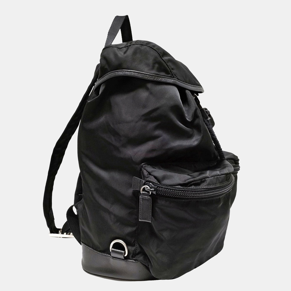 

Prada Black Tessuto Backpack