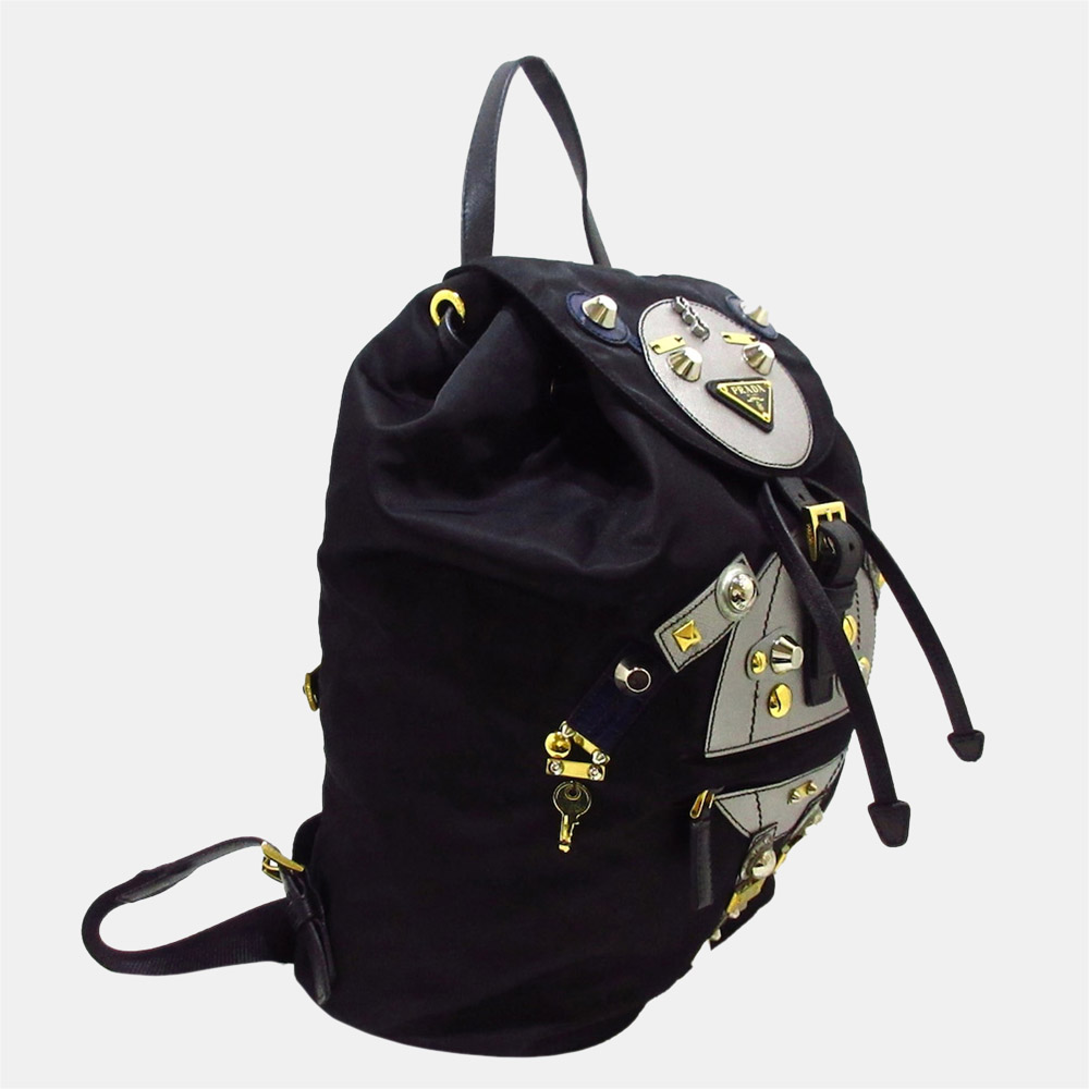 

Prada Black Tessuto Robot Backpack