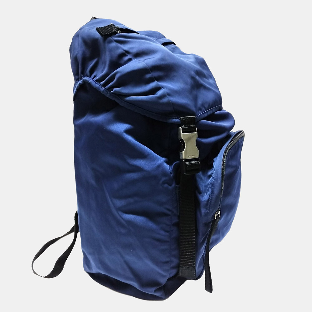 

Prada Blue Tessuto Backpack