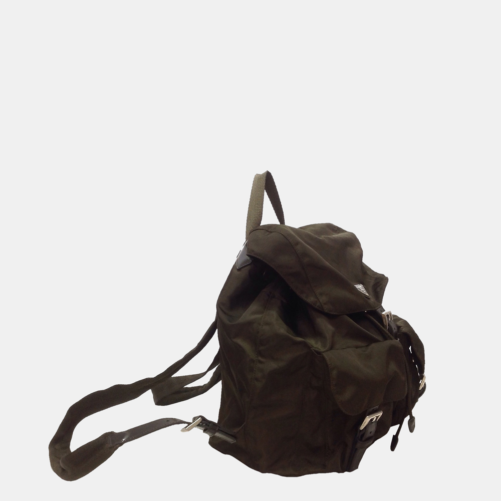 

Prada Brown Tessuto Backpack