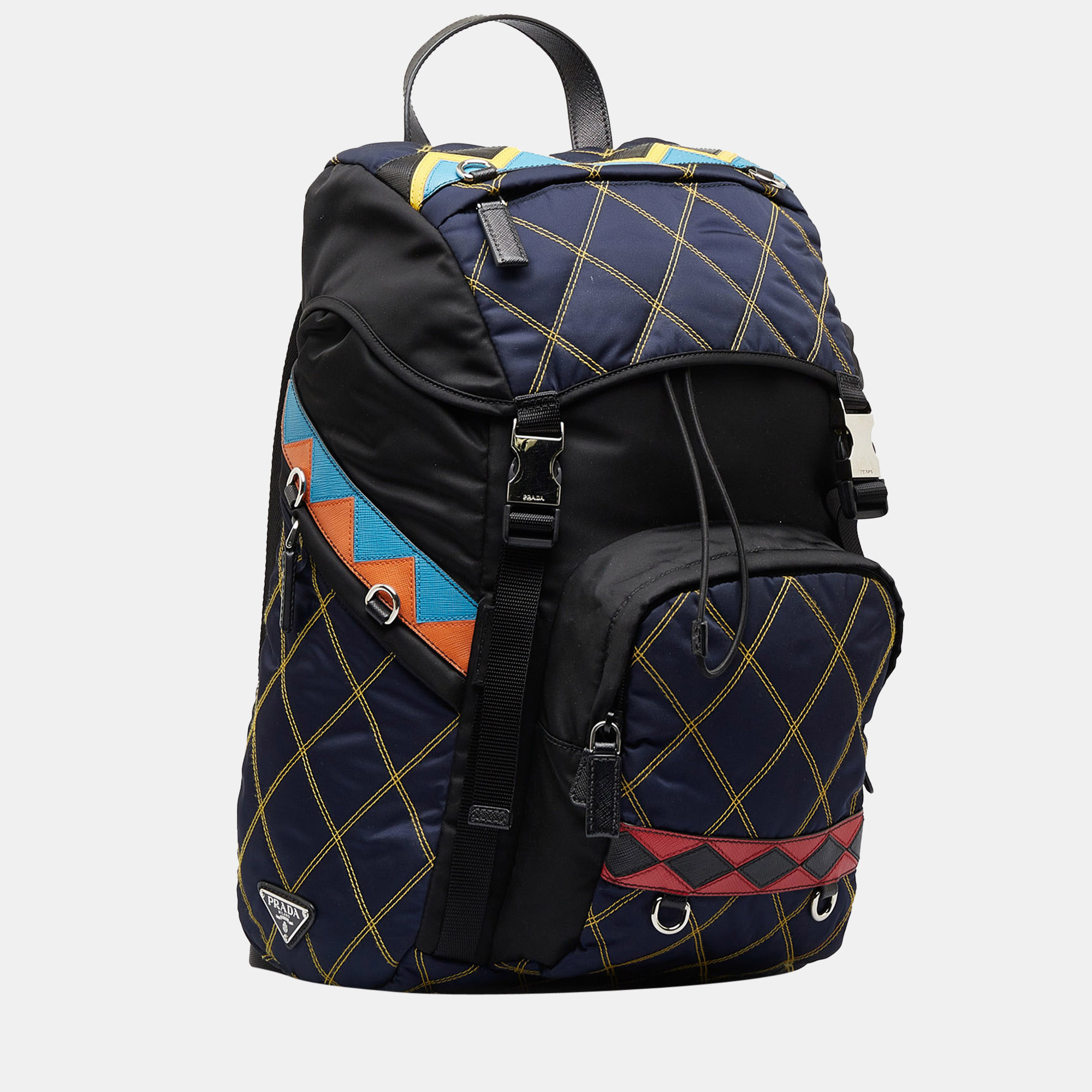 

Prada Navy Blue Tessuto Impuntu Backpack