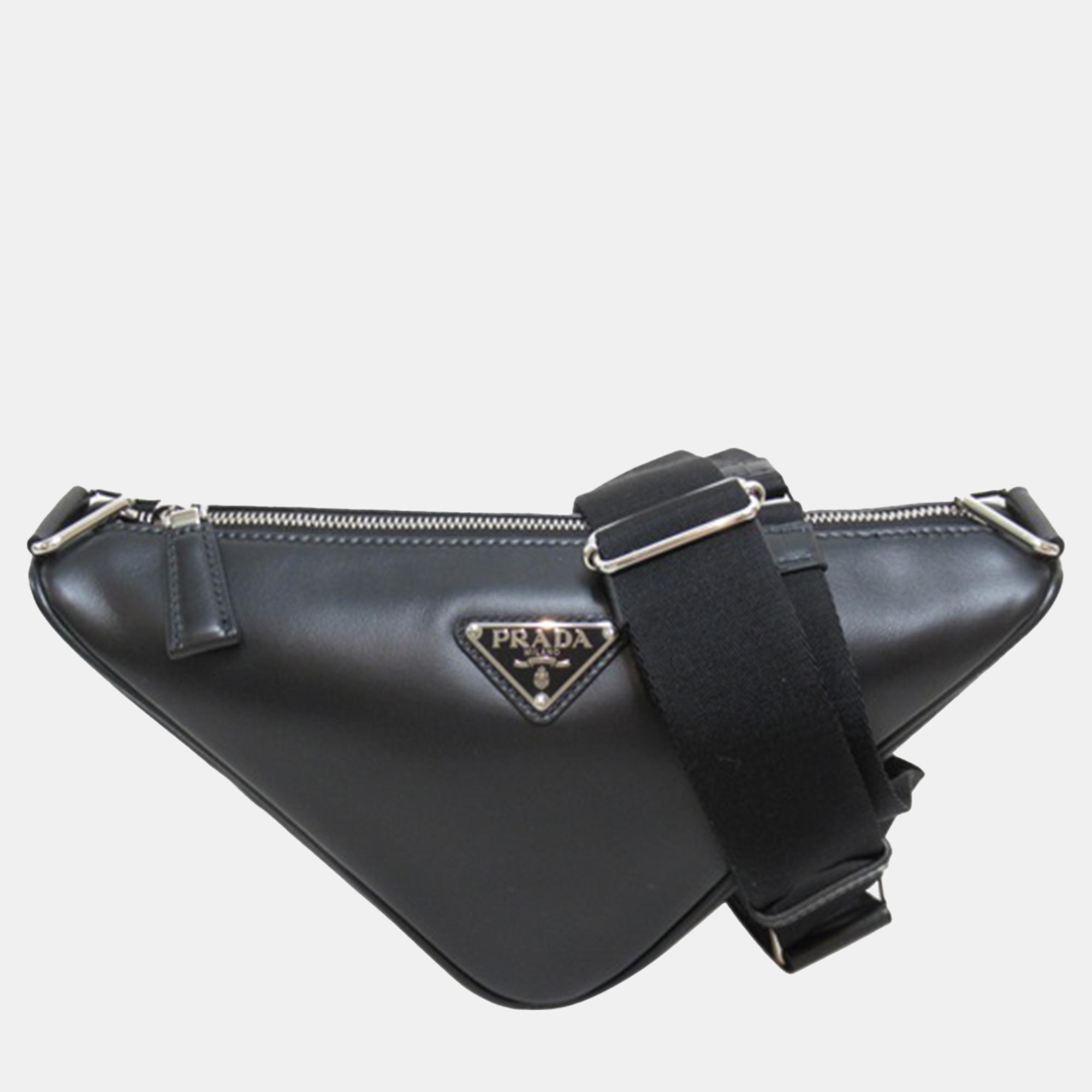 Pre-owned Prada Chanel Black Triangle Belt Bag