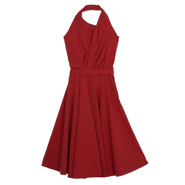 Preen by Thornton Bregazzi Red Halterneck Dress M