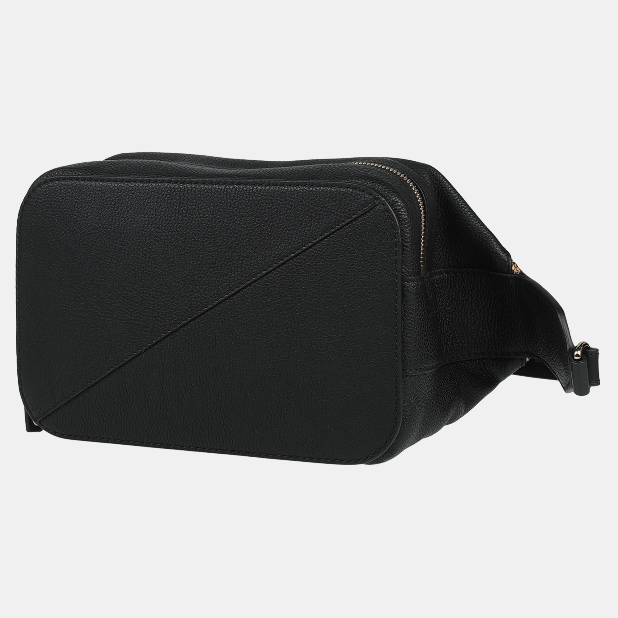 

Proenza Schouler Textured Leather Shoulder Bag, Black