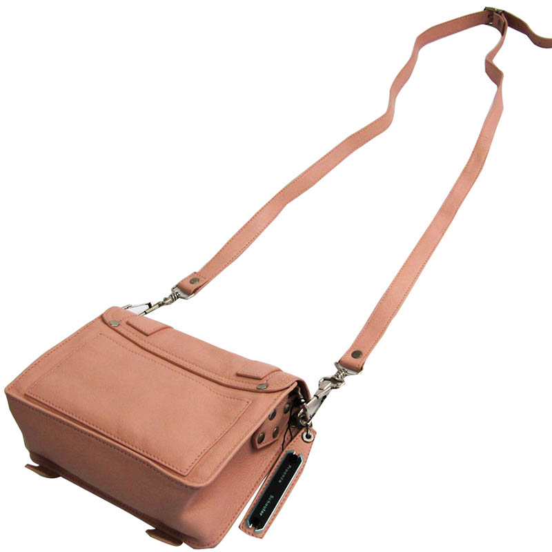 

Proenza Schouler Light Pink Leather PS1 Crossbody Bag