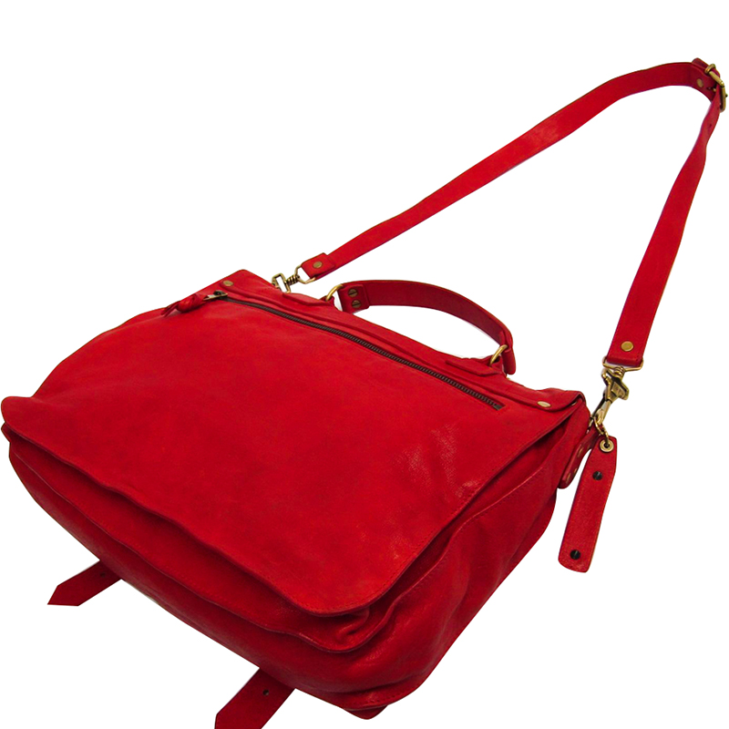 

Proenza Schouler Red Leather PS1 Satchel Bag