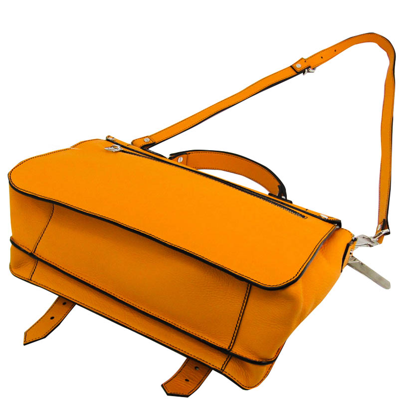 

Proenza Schouler Yellow Leather PS1 Medium Satchel Bag