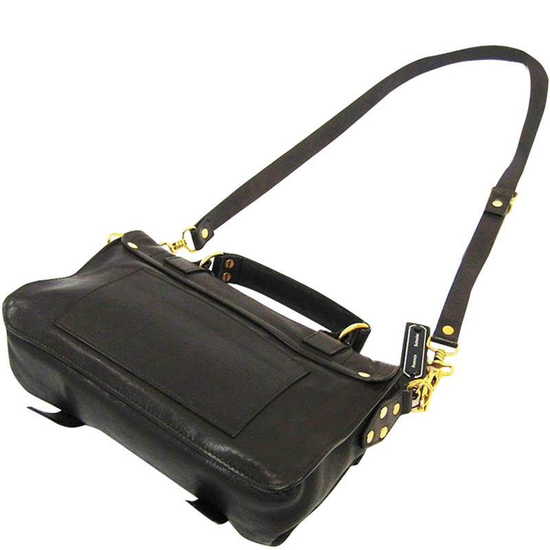 

Proenza Schouler Dark Brown Leather PS1 Tiny Crossbody Bag