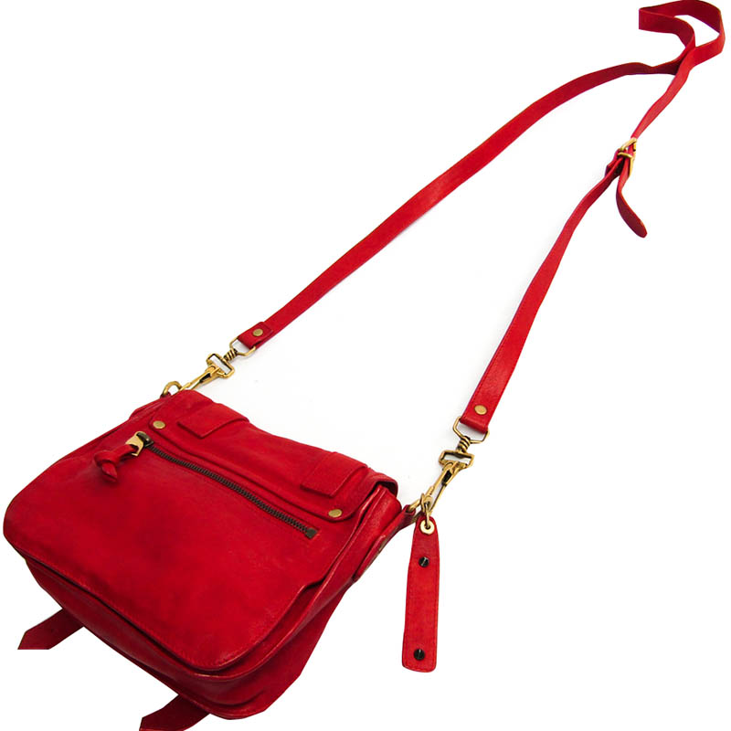 

Proenza Schouler Red Leather PS1 Tiny Crossbody Bag