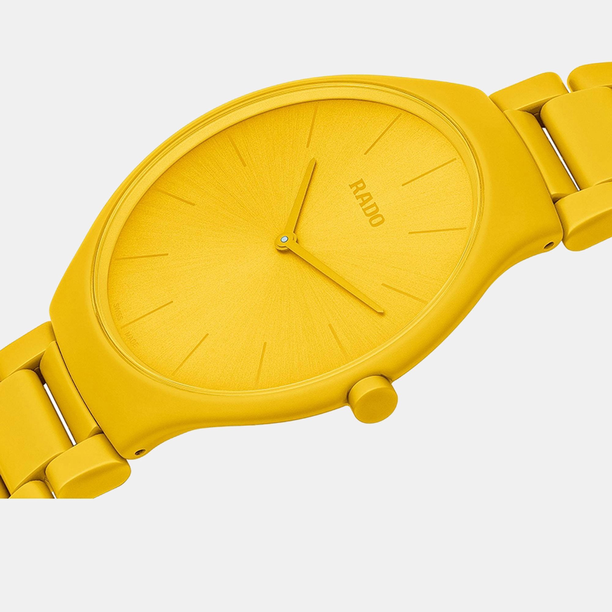 

Rado Sunshine Yellow Ceramic R27093632 Women Watch