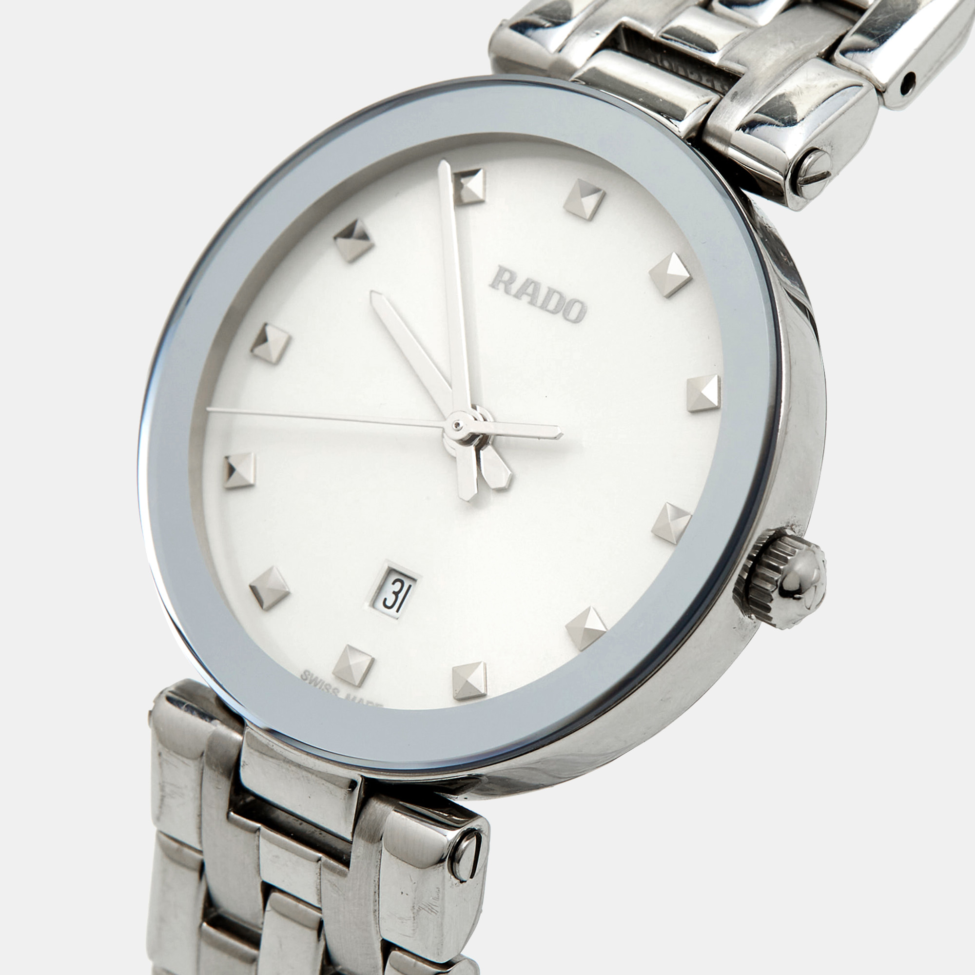 

Rado Silver Stainless Steel Florence R48874024 Women's Wristwatch