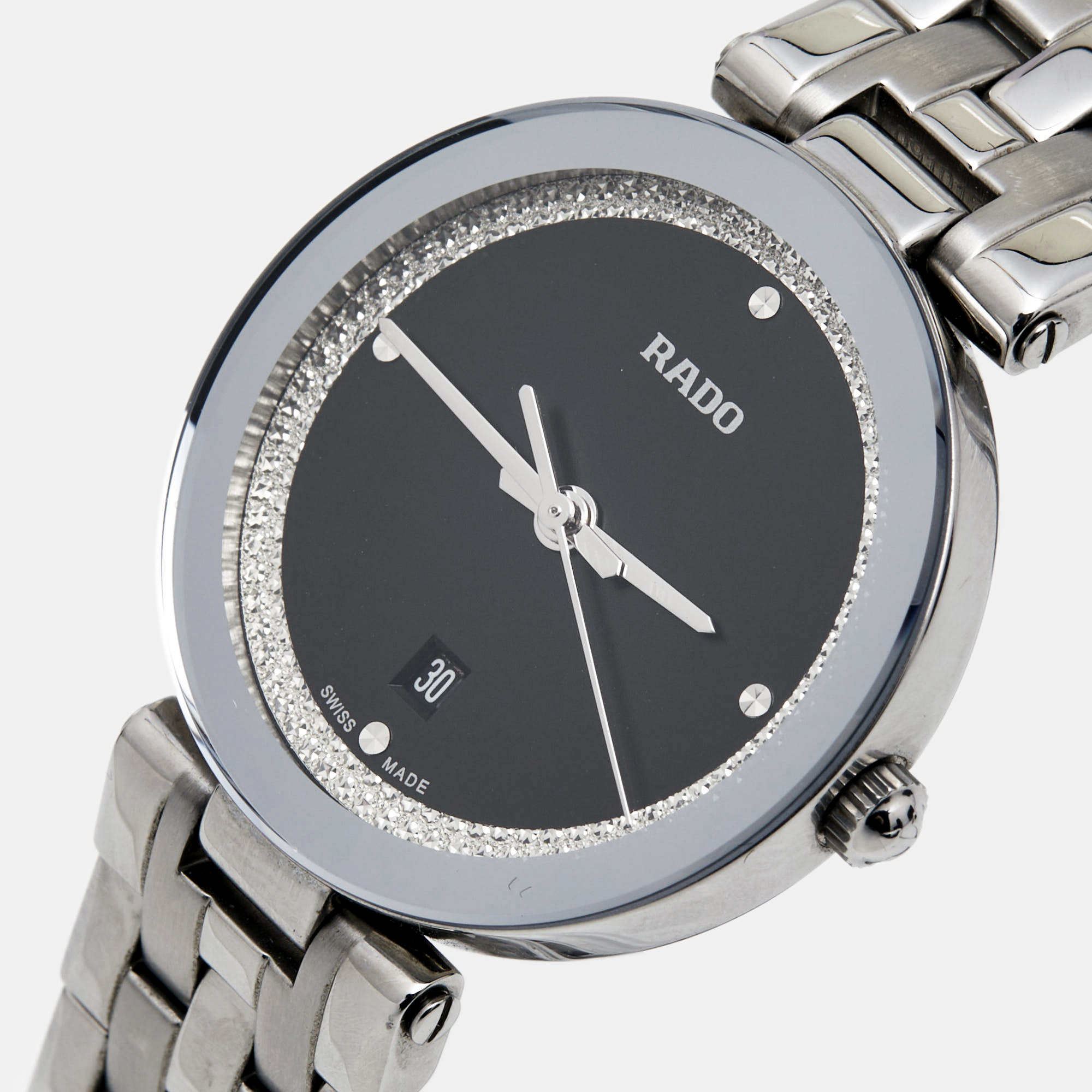 

Rado Black Stainless Steel Florence R48874153 Women's Wristwatch