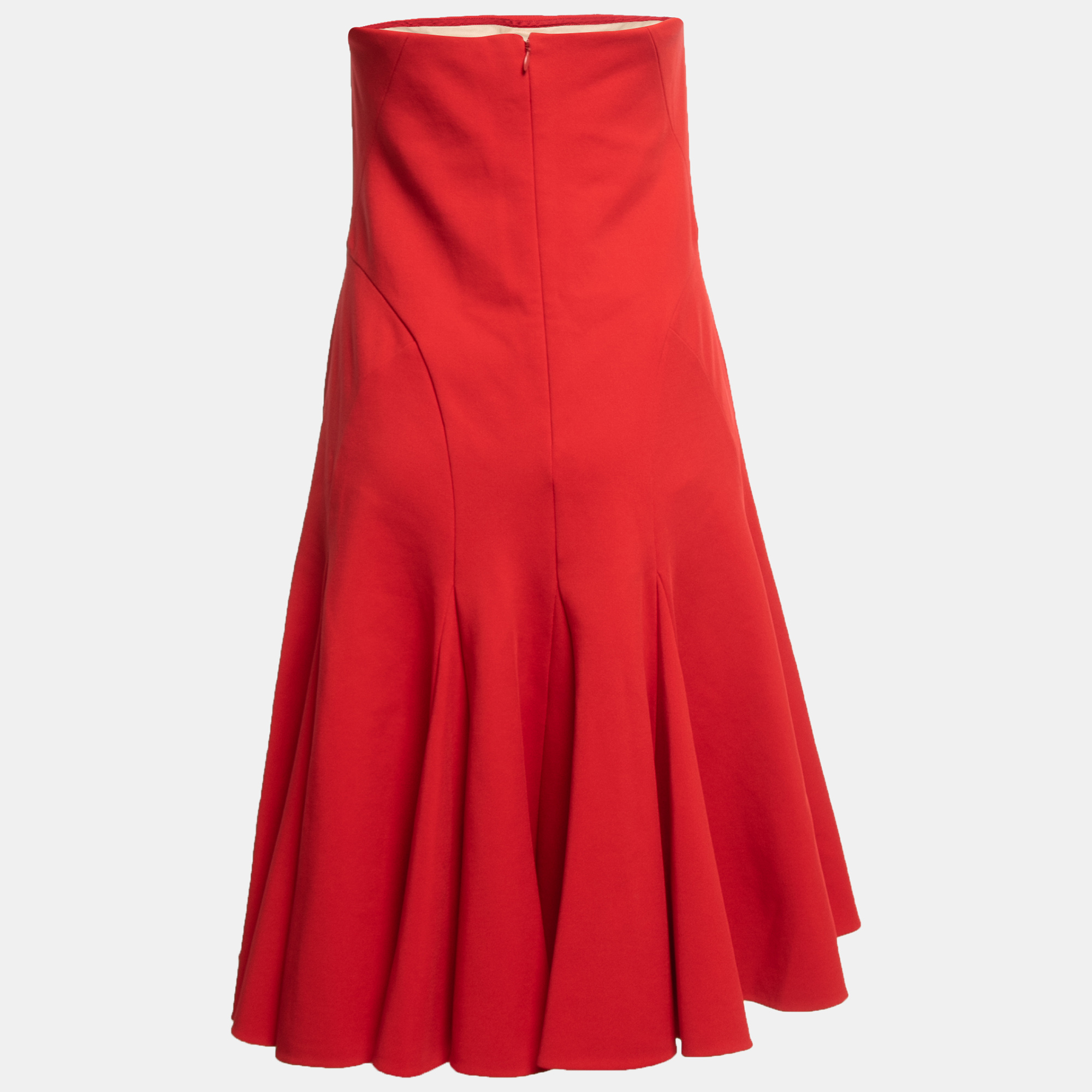 

Ralph Lauren Collection Red Strapless Flared Short Dress