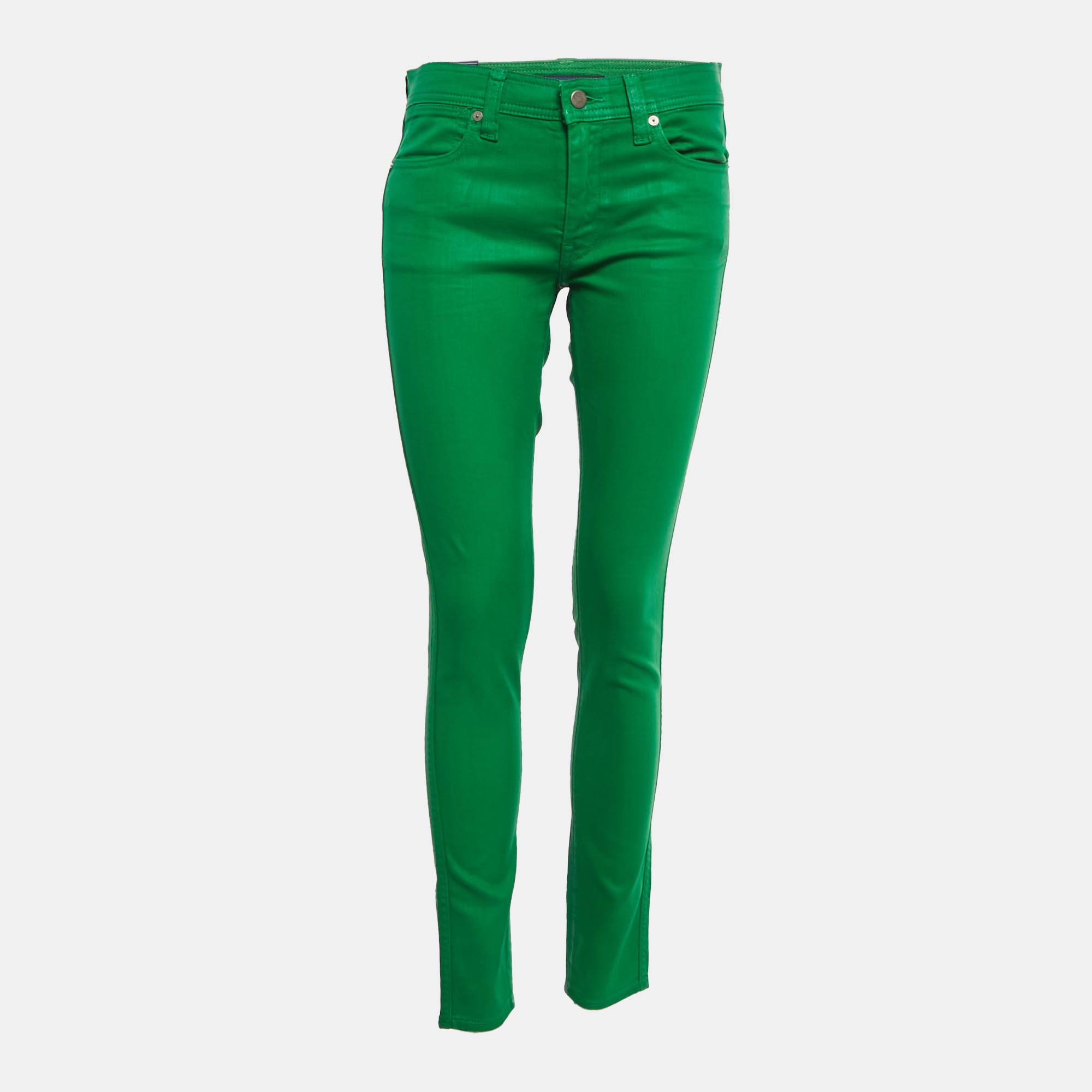 

Ralph Lauren Green Stretch Cotton Skinny Jeans M/Waist 29"