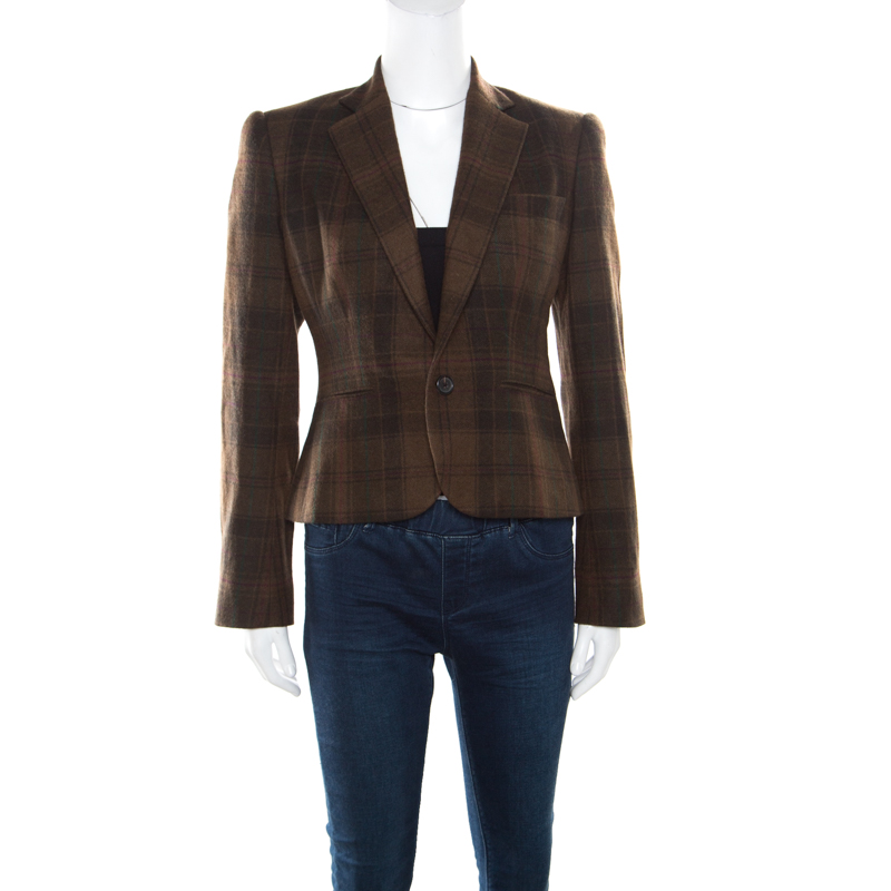 ralph lauren women's plaid blazers