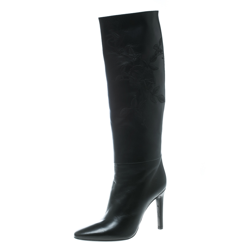 ralph lauren knee high boots