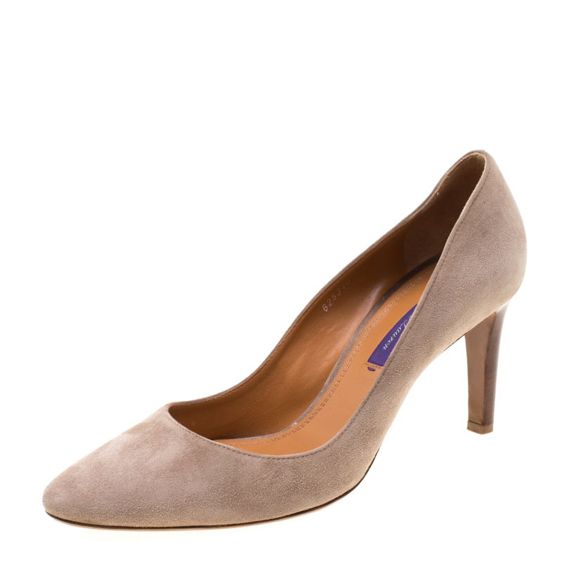 ralph lauren suede pumps