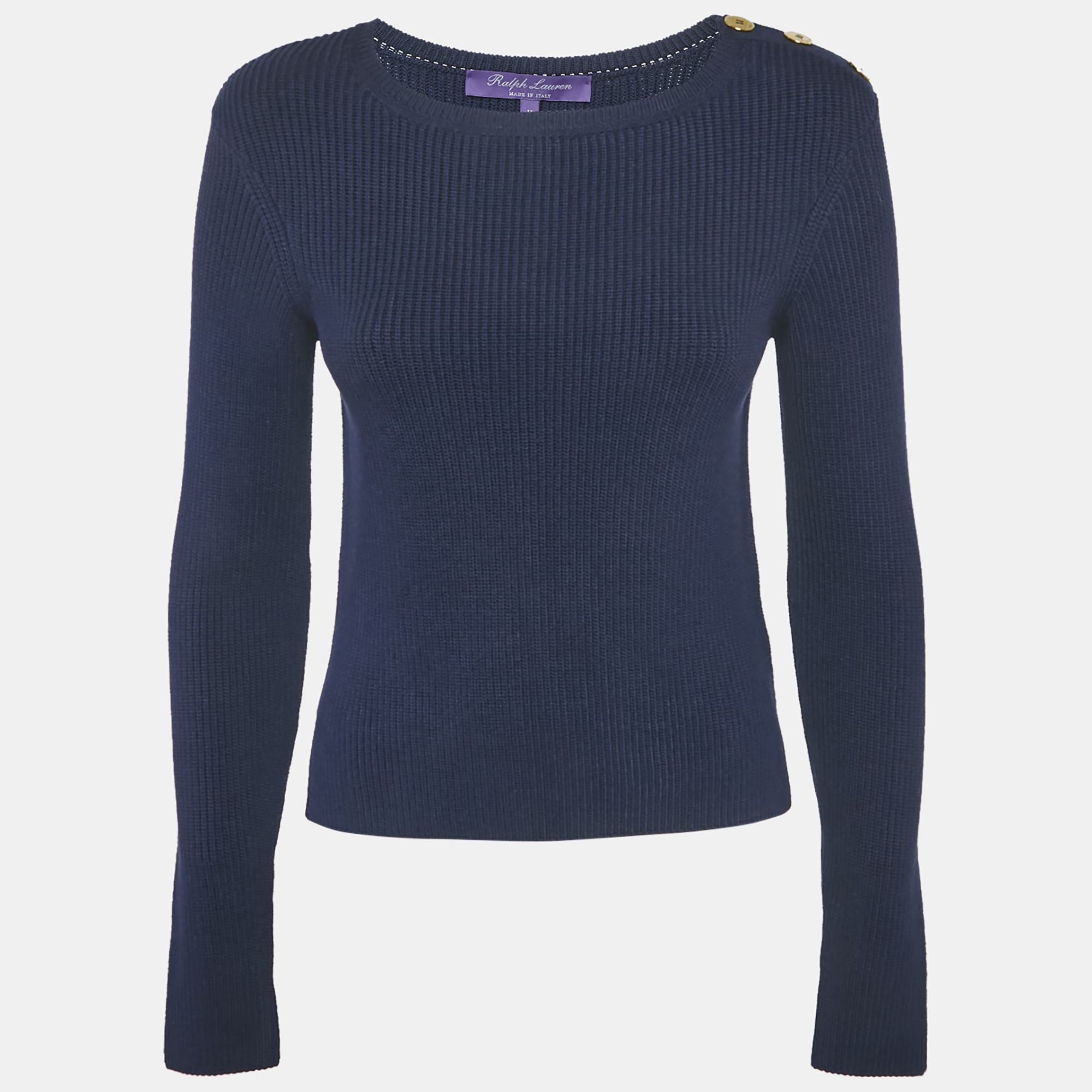 

Ralph Lauren Purple Label Navy Blue Silk Knit Jumper M