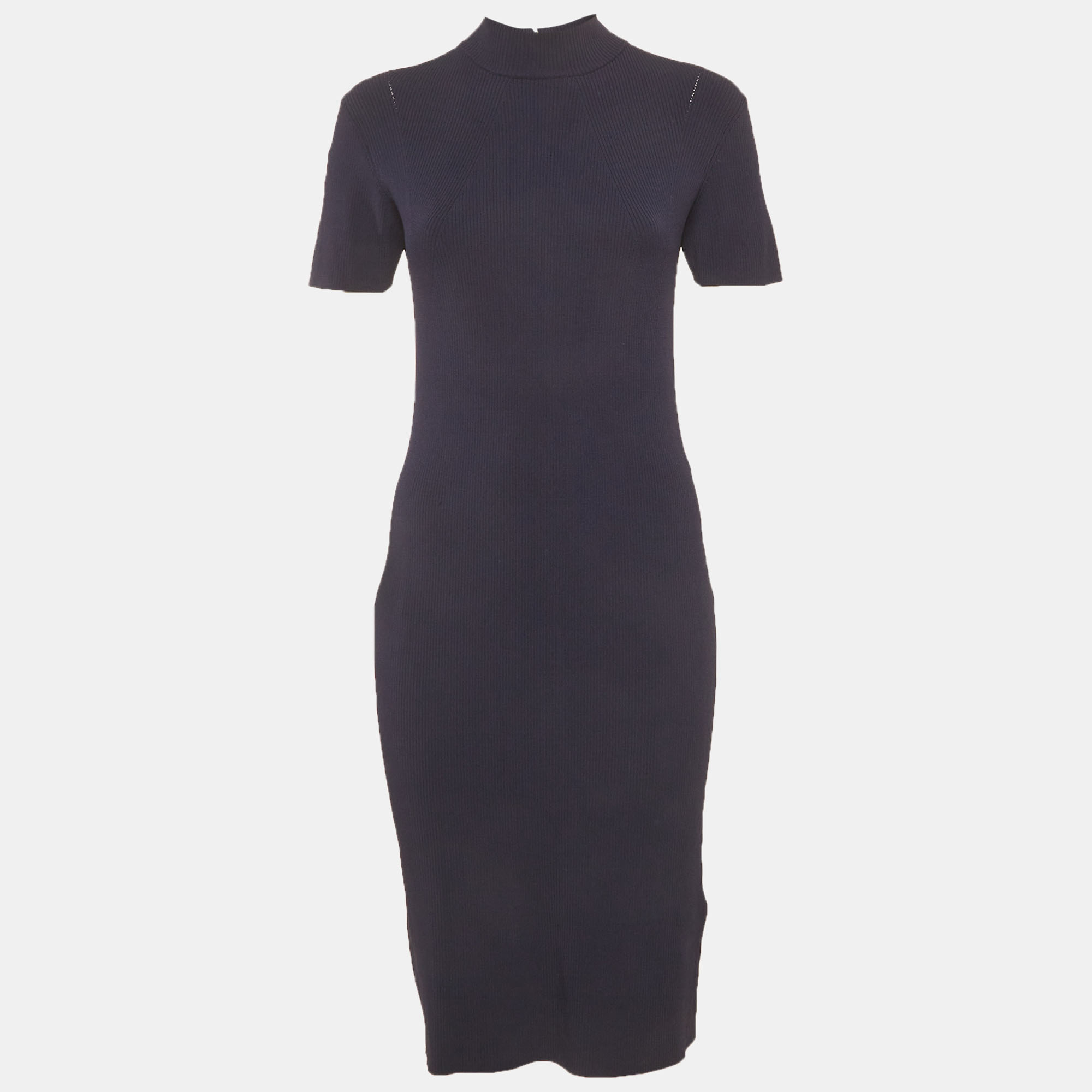 

Ralph Lauren Purple Label Navy Blue Rib Knit Short Dress S