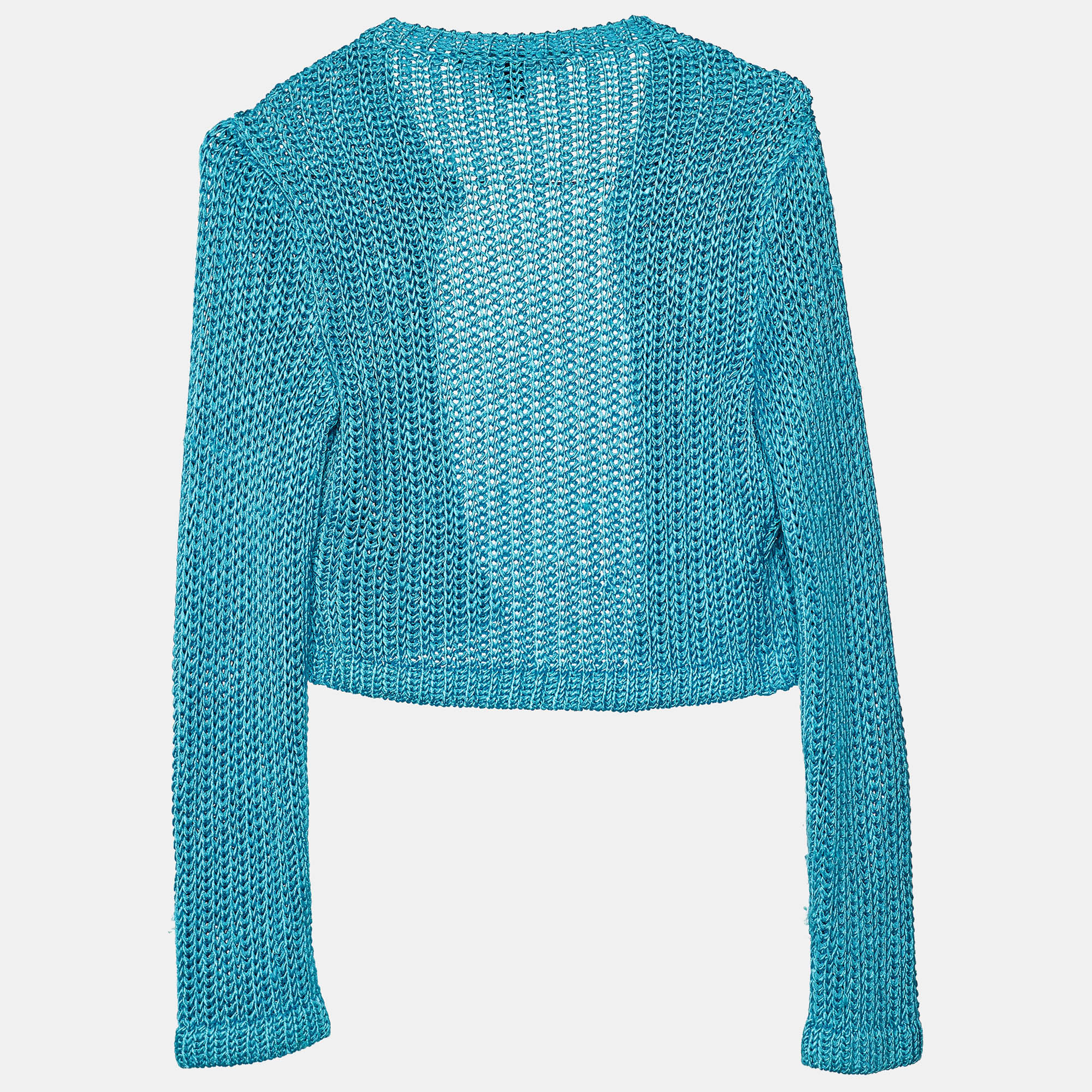 

Ralph Lauren Collection Blue Knit Cardigan