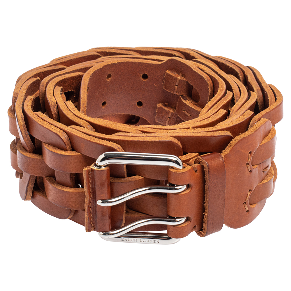 

Ralph Lauren Brown Leather Waist Belt