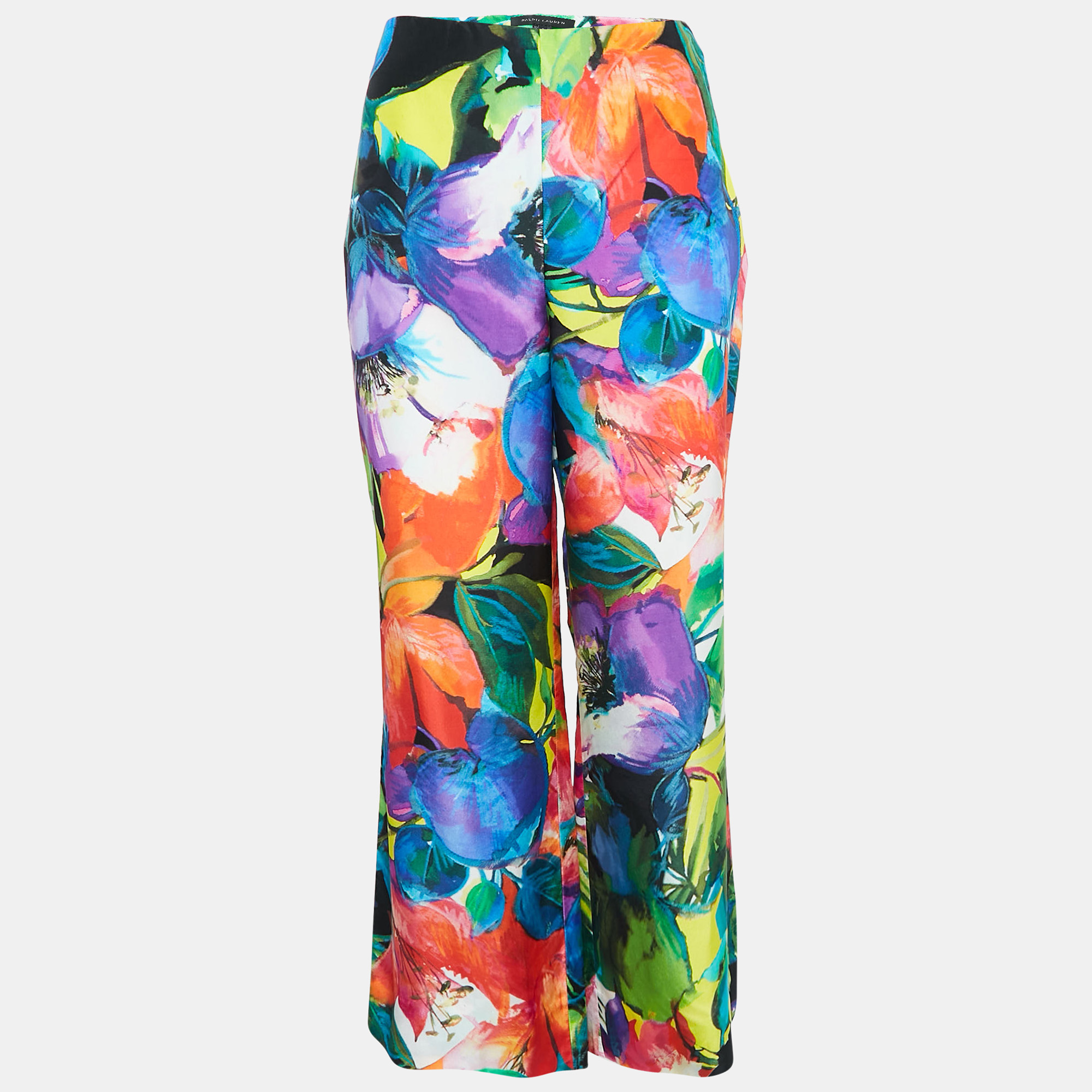 

Ralph Lauren Multicolor Silk Culotte Pants M