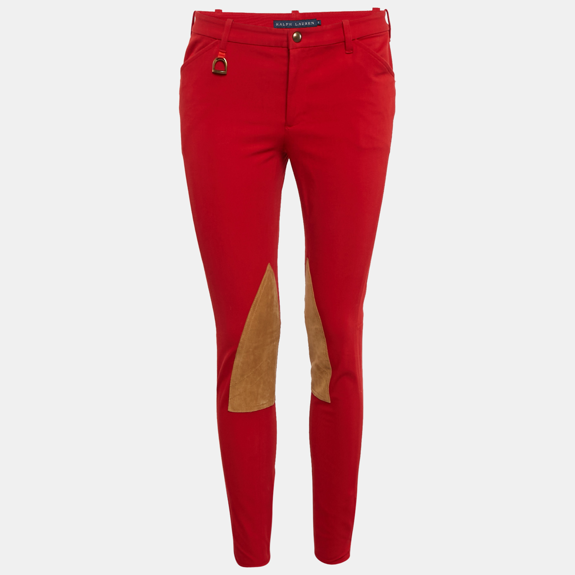 

Ralph Lauren Red Cotton Breeches M