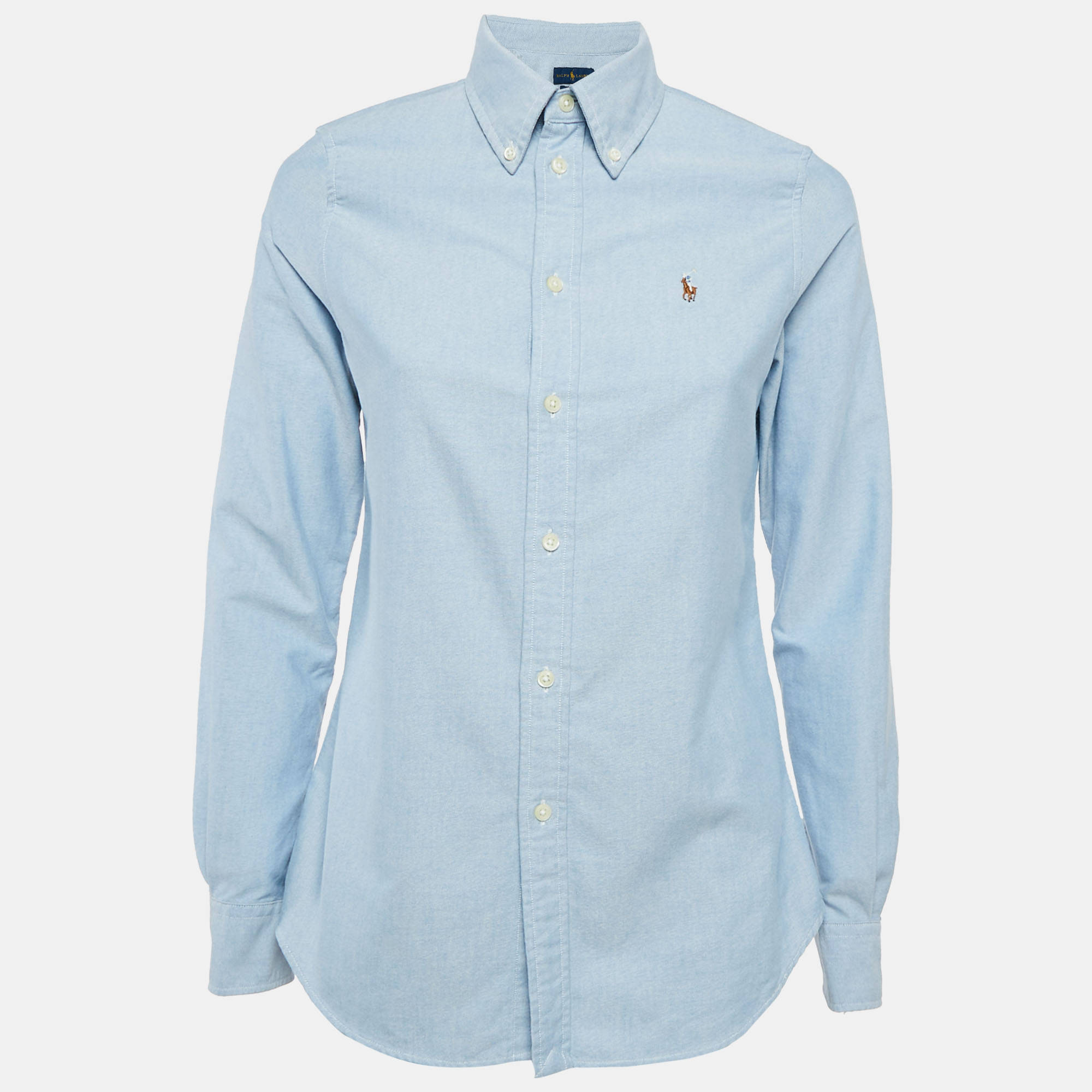 

Ralph Lauren Blue Cotton Button Down Shirt S