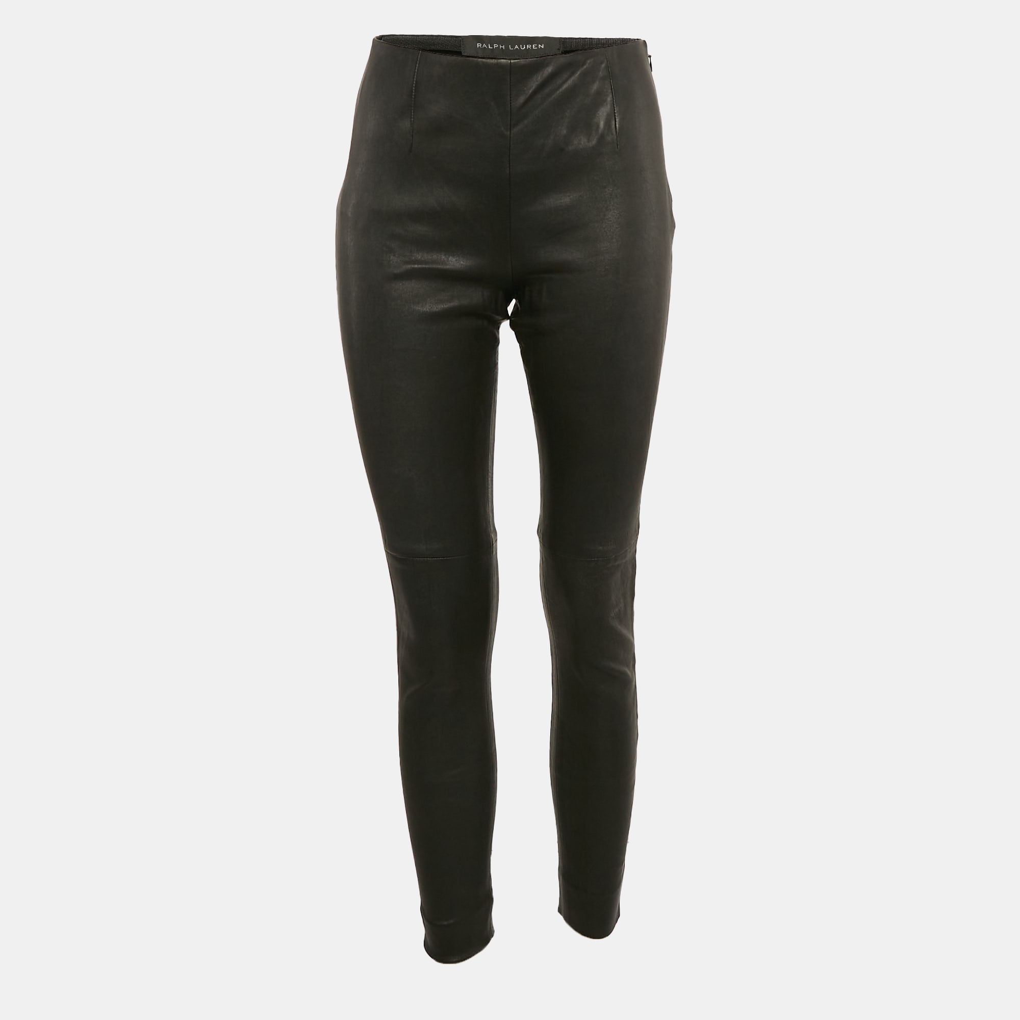 

Ralph Lauren Black Leather Leggings M