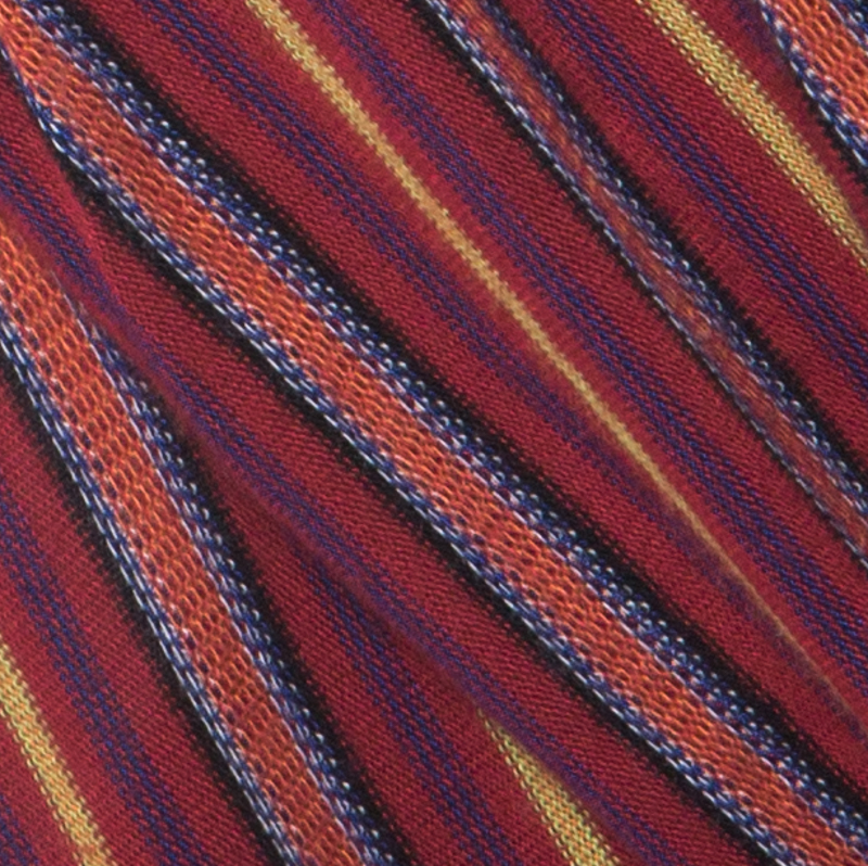 Pre-owned Ralph Lauren Multicolor Striped Knit Noodle Strap Top L
