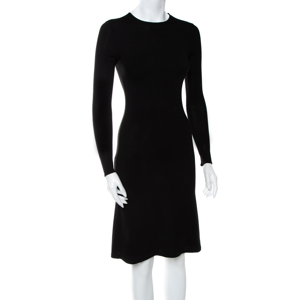 

Ralph Lauren Black Wool & Cashmere Sheath Dress