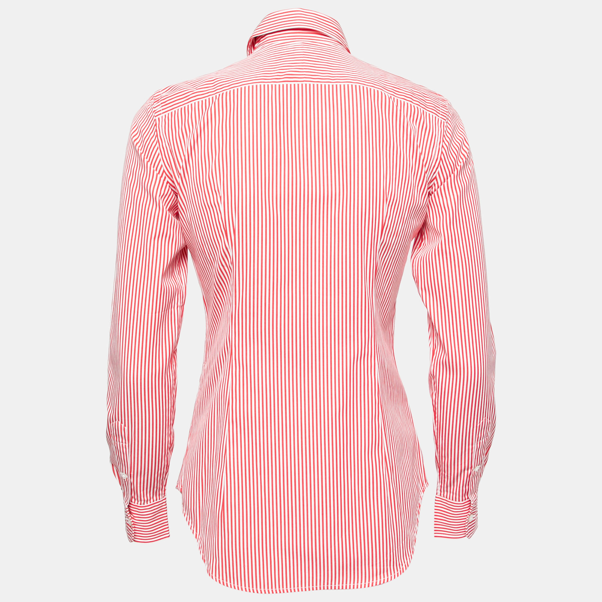 

Ralph Lauren Red Striped Cotton Slim Fit Shirt