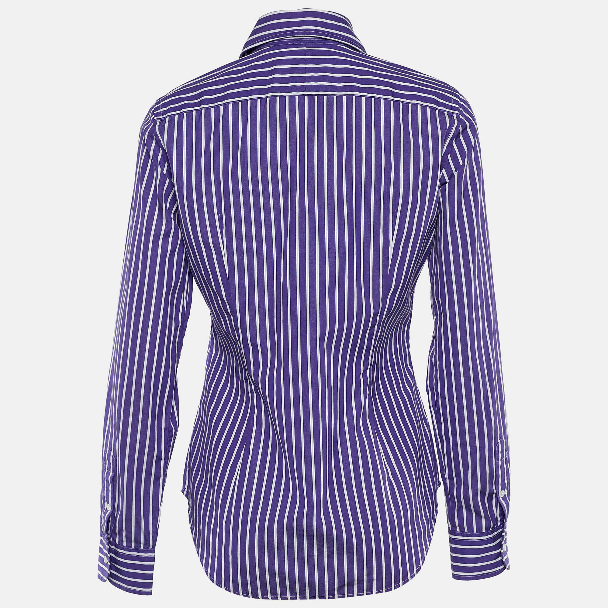 

Ralph Lauren Purple Striped Cotton Long Sleeve Shirt