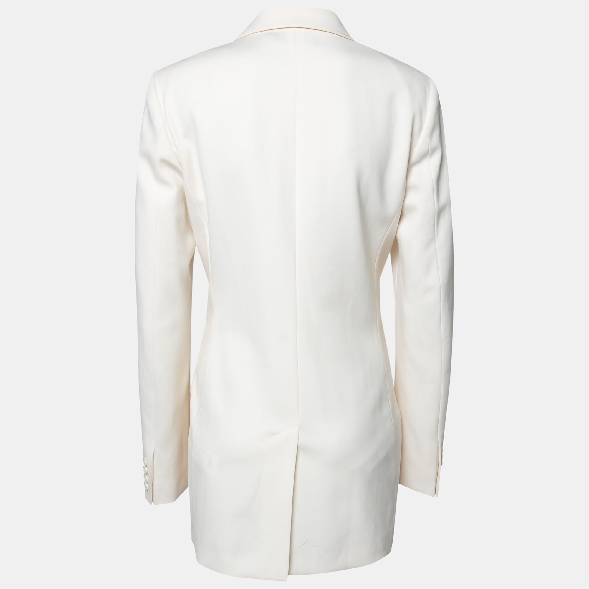 

Polo Ralph Lauren Cream Wool Button Front Coat