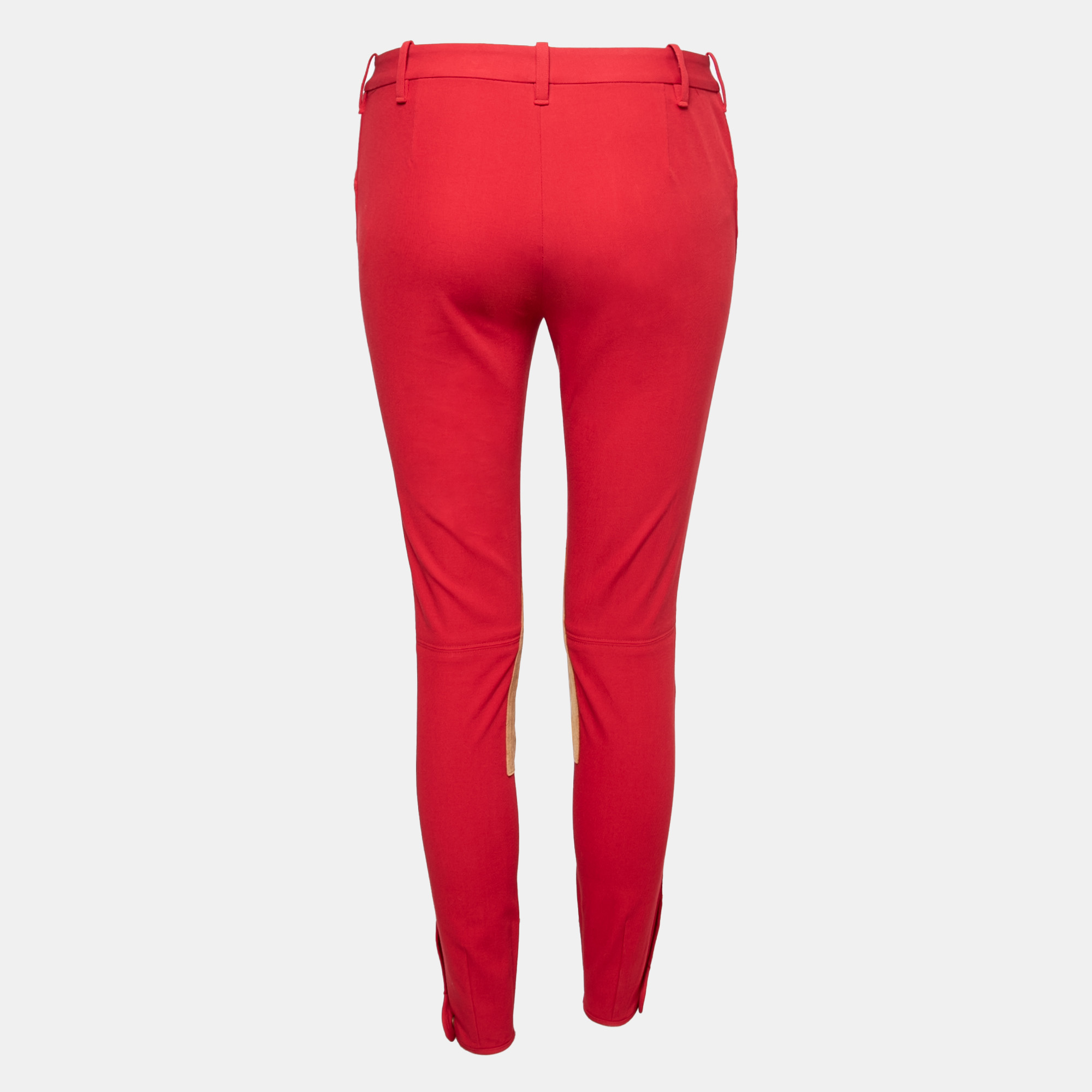 

Ralph Lauren Red Cotton Suede Patch Pants  Waist 28