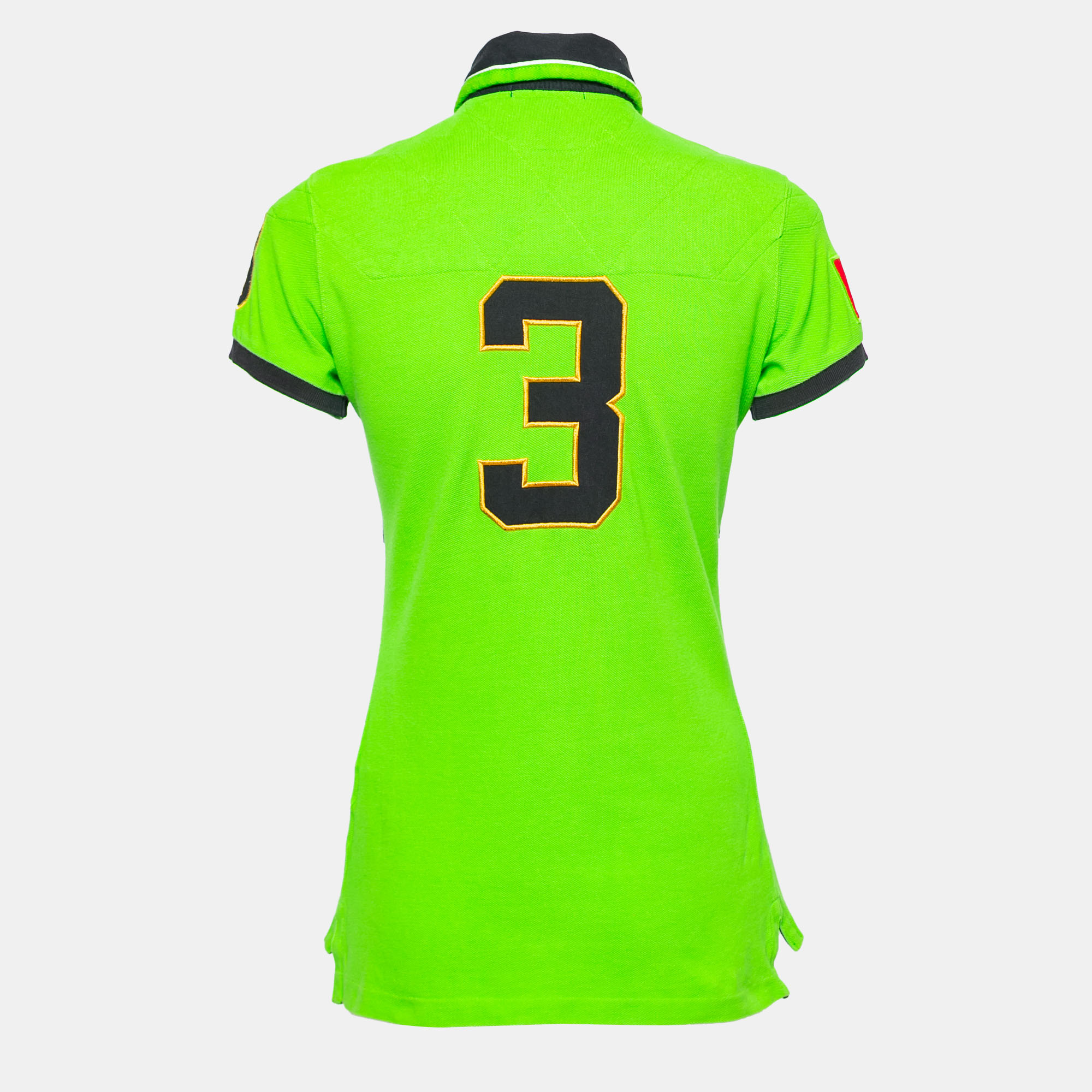 

Ralph Lauren Green Cotton Pique Logo Embroidered Polo T-Shirt