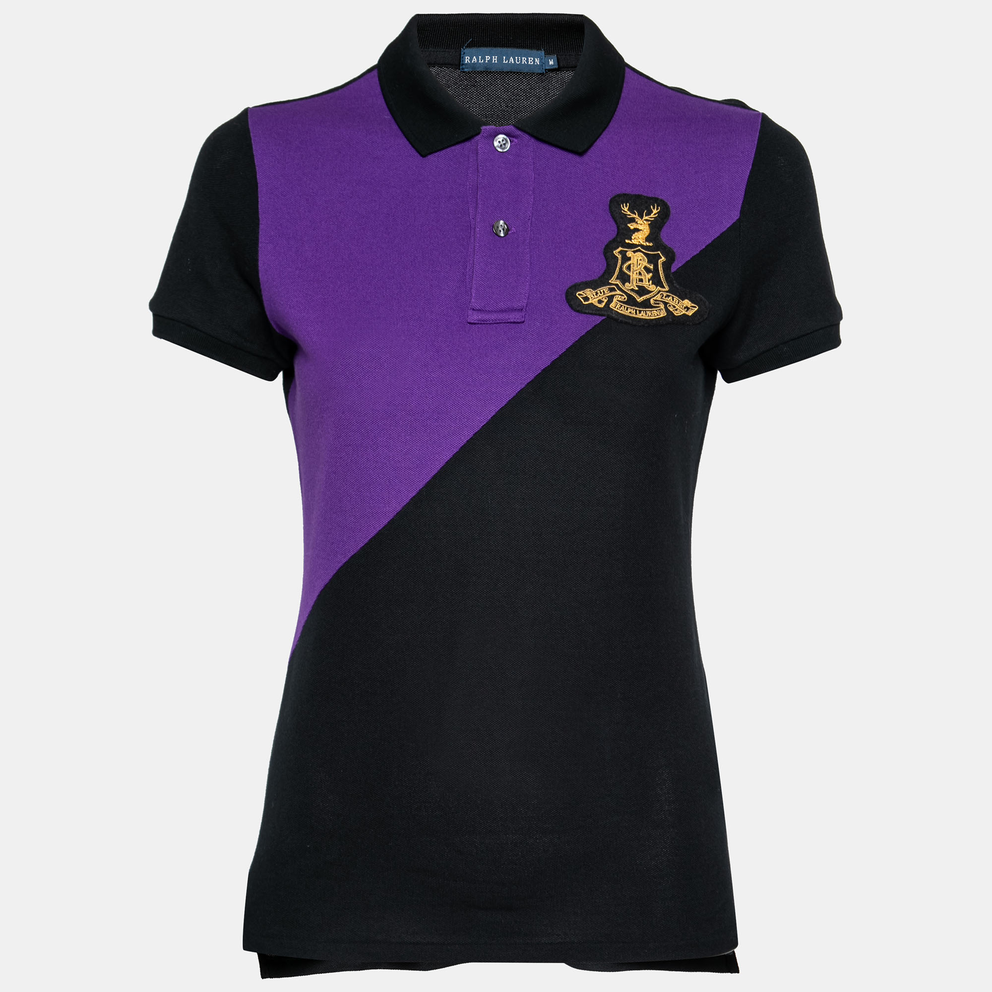 

Ralph Lauren Black Cotton Pique Short Sleeve Polo T-Shirt