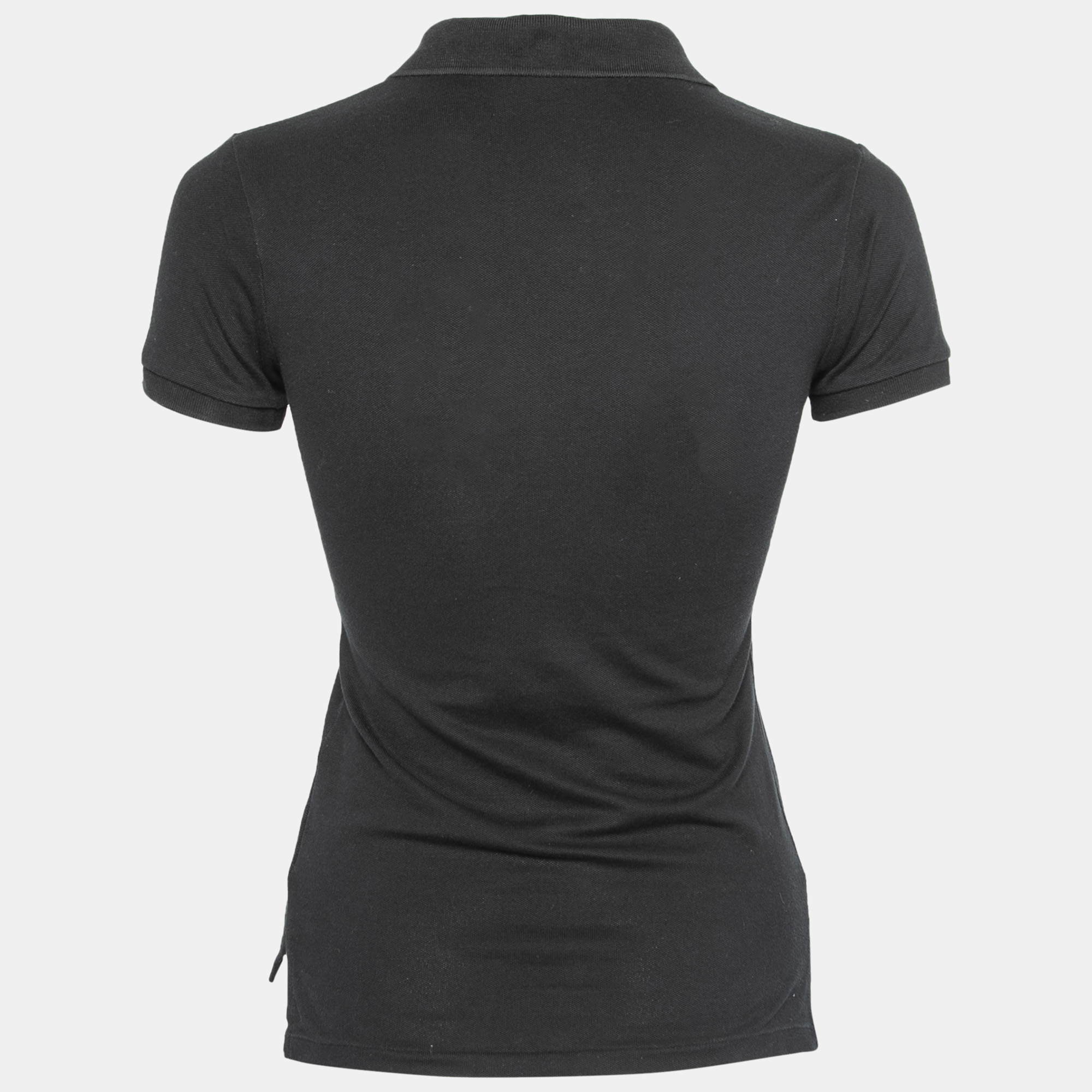 

Ralph Lauren Black Cotton Pique Short Sleeve Polo T-Shirt