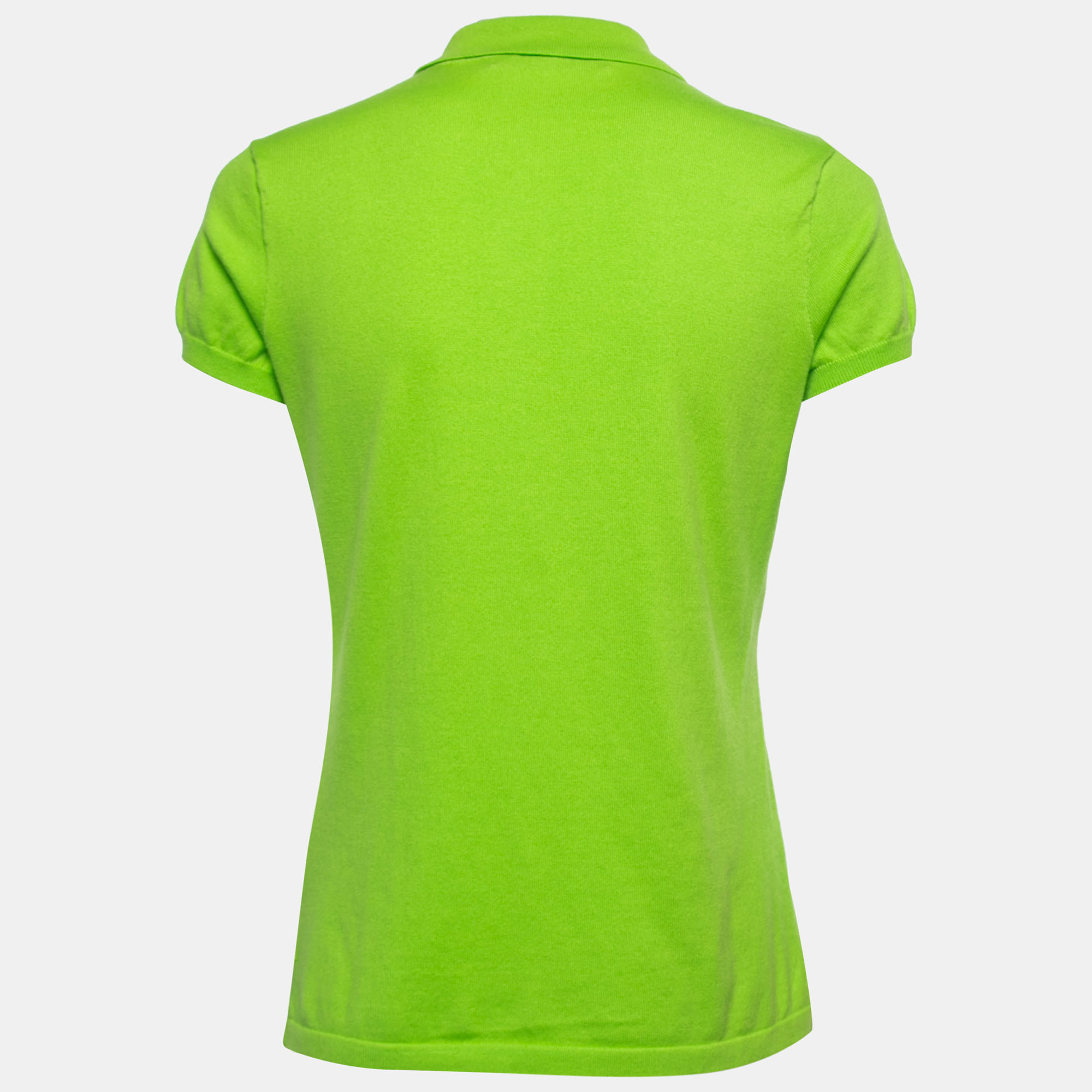 

Ralph Lauren Lime Green Knit Polo T-Shirt