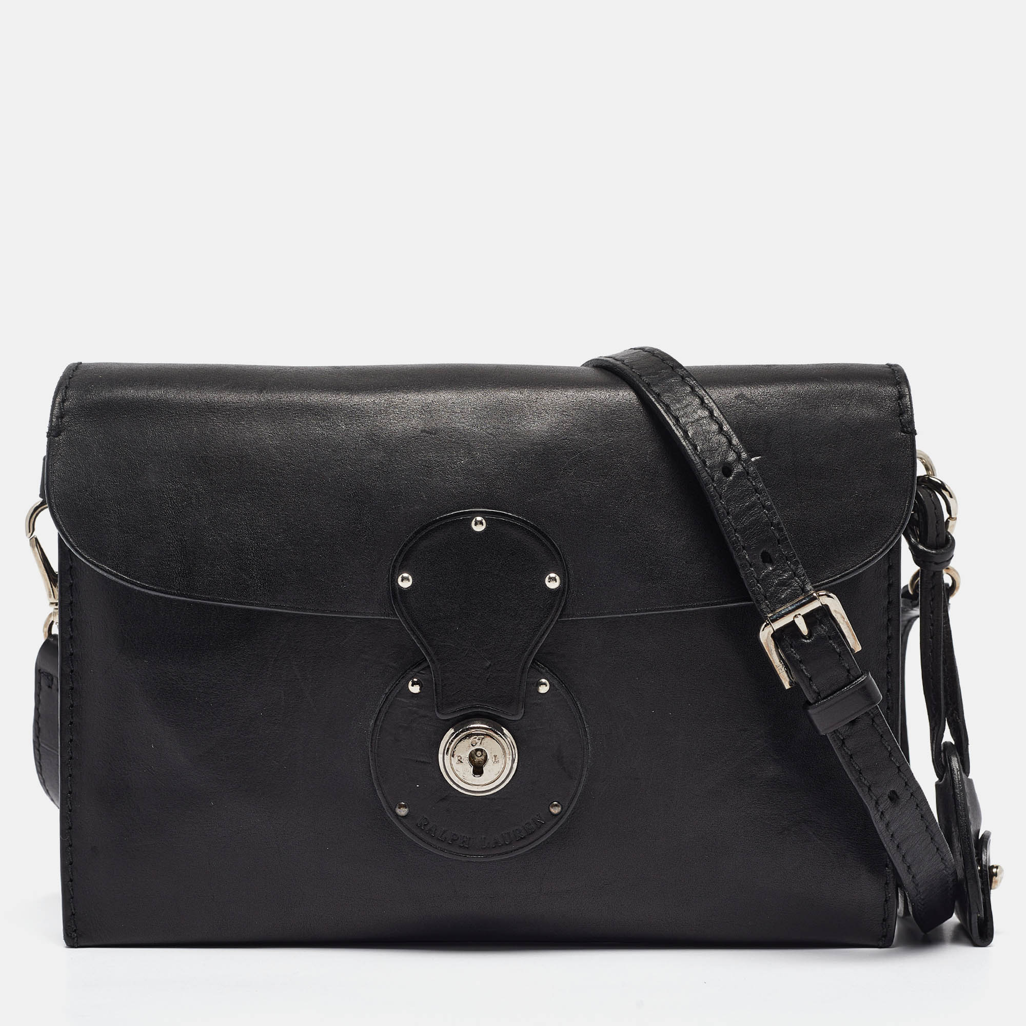 

Ralph Lauren Black Leather Ricky Clutch Bag