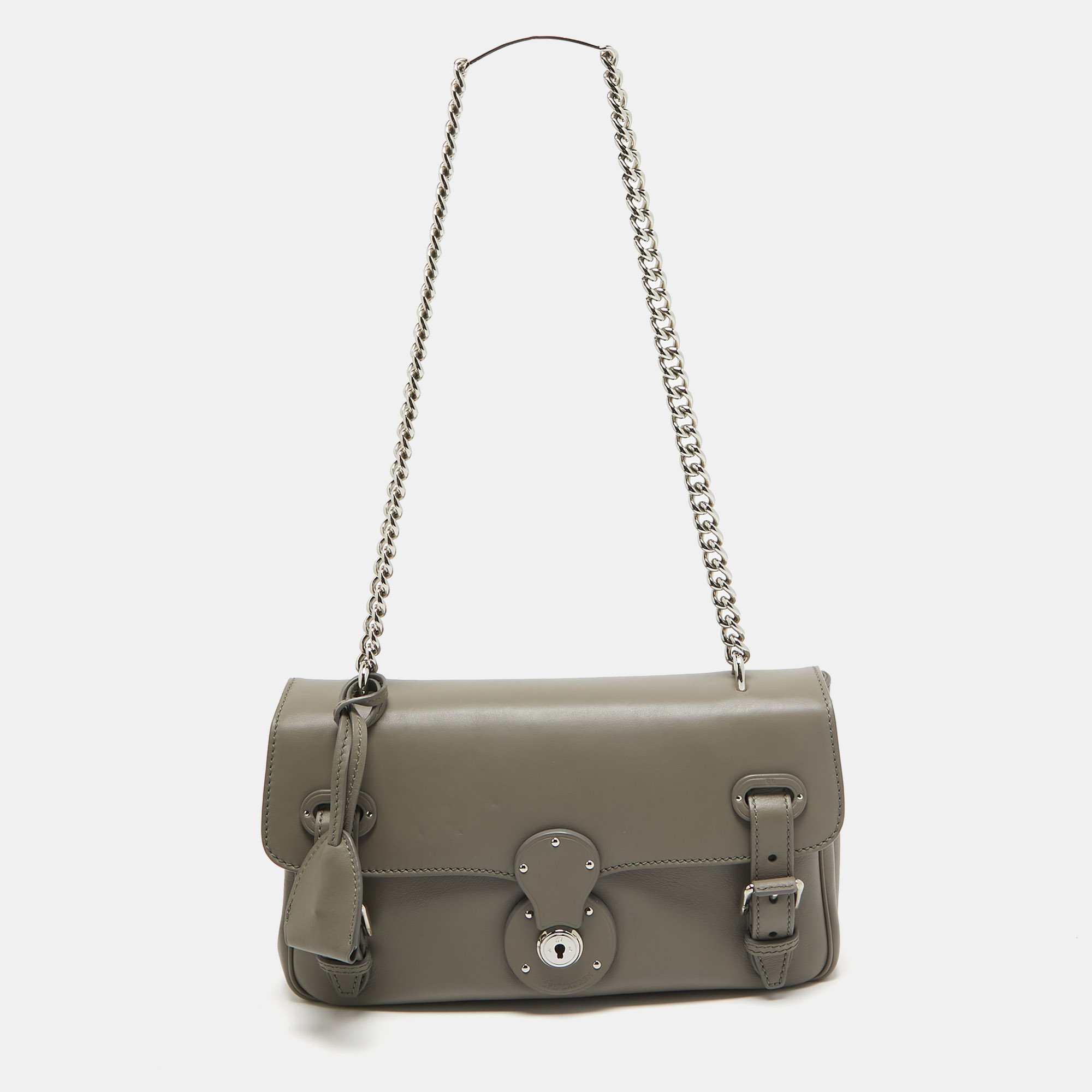 

Ralph Lauren Grey Ricky Chain Shoulder Bag