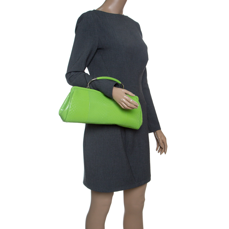 

Ralph Lauren Green Leather Clutch Bag
